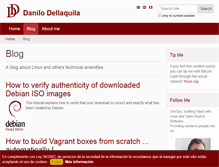 Tablet Screenshot of danilodellaquila.com